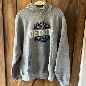 NWT Detroit hooded Sweatshirt